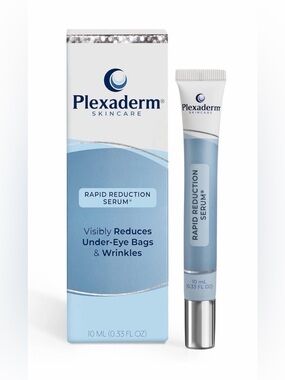 Plexaderm Rapid Reduction Eye Serum - Visibly Reduces Under-Eye Bags, Wrinkles,